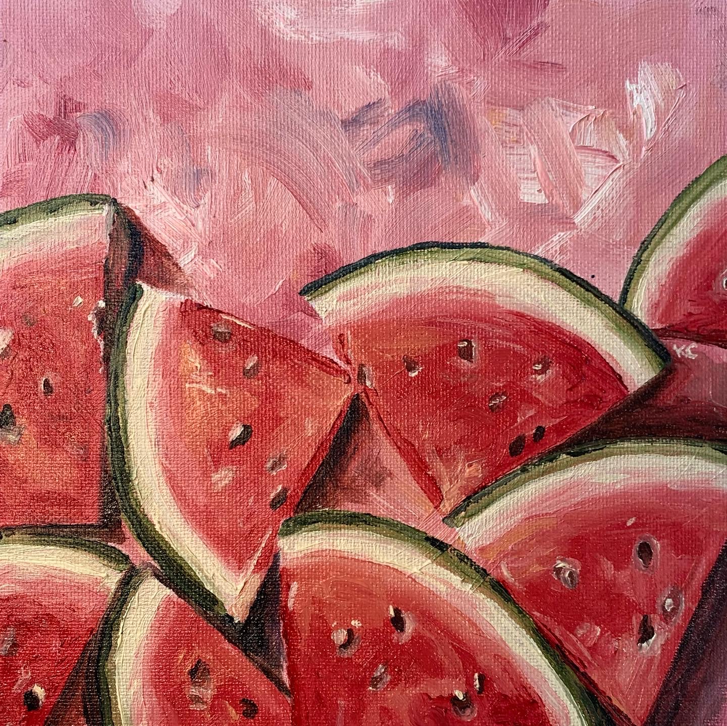 Watermelon still life